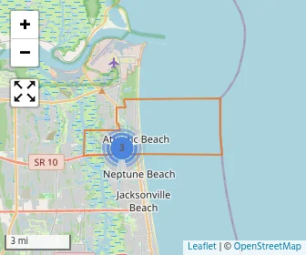 Area schools map